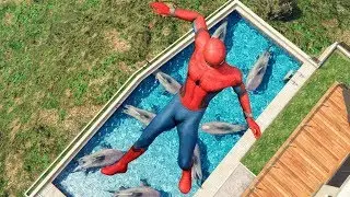 GTA 5 Epic Ragdolls | SPIDERMAN ep.2 (GTA 5 Euphoria Physcis, Funny Moments)