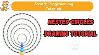 Nested Circles Drawing Tutorial | Scratch Programming Project