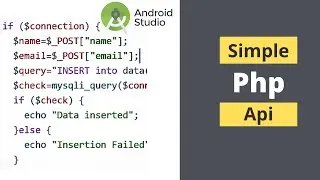 Simple PHP Api In Android Studio For Inserting Data In MySql | Code The World