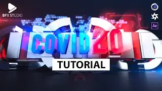 Covid20 | Modeling / lighting / Texturing | TUTORIAL Cinema 4D,Octane