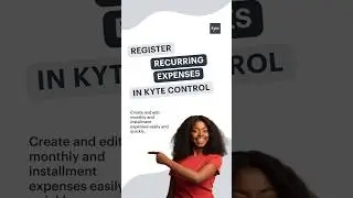Kyte | Tutorial for Recurring and Installment Expenses