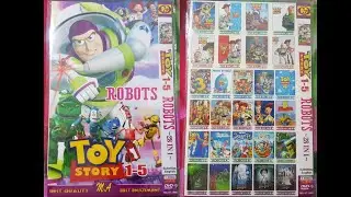 Toy Story 1-5 Robots DVD Menu 2019