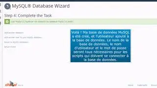 cPanel : comment mettre une base de données en place avec l'assistant MySQL