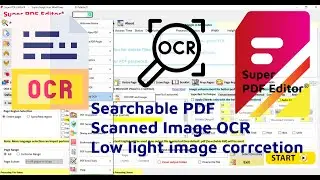 OCR Pdf & Images, Searchable Pdf, Scanned Image OCR, Low light image | Super PDF Editor | Pulkitsoft