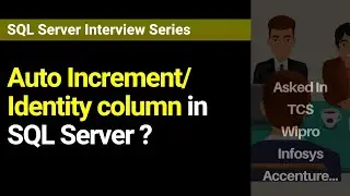 What is Auto Increment/ Identity column in SQL Server ?