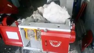 TEK ROTOR SHREDDER BALYALI PP BIG BAG - SINGLE ROTOR SHREDDER PP BIG BAG BALES