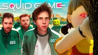 Junté a 115 Streamers en el Juego del Calamar