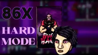 Burn Hard (Hard Mode, Pink-Eyed Mark) 86x Full Combo | Hotline Miami 2 (level editor single)