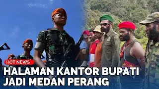 Para Panglimanya Turun Tangan, Satu Jam Baku Tembak OPM Vs Militer Indonesia Dekat Kantor Bupati