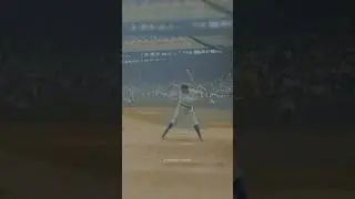 Babe Ruth hits a home run in 1920 - Restored Footage