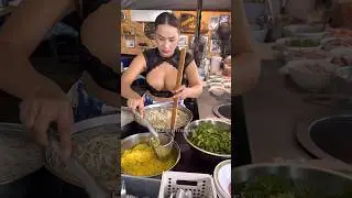 The Best Noodle Tom Yum in Thailand -Thai Street Food