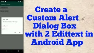Create a Custom Dialog Box in Android