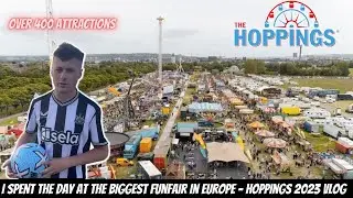 The Hoppings Newcastle June 2023 vlog - I show you over 400 funfair attractions !!!!!