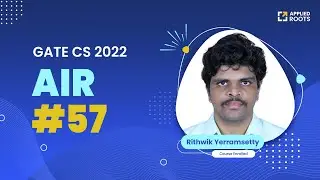 Rithwik Yerramsetty- GATE CS 2022 AIR-57| Course Enrolled | GATE APPLIED ROOTS | Mentor-Mr.Subba Rao