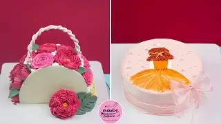Amazing Flower Basket Cake Decorating Tutorials Like A Pro | Satisfying Flower Basket Cake Design
