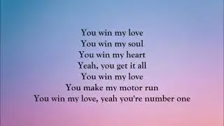 Shania Twain - You Win My Love (LYRICS)