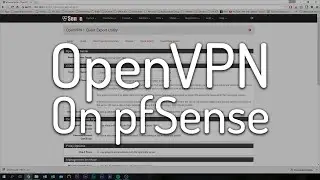 How to set up OpenVPN on pfSense