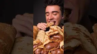 Ultimate Nutella Crepes ASMR 🤤