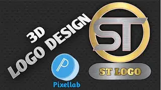 3D Logo Design / 3d logo design in pixellab / best logo design in android [mahi 10]