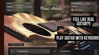 Best Realistic Guitar Library | Picked Accoustic | Kotakt Library | Real virtual Guitar