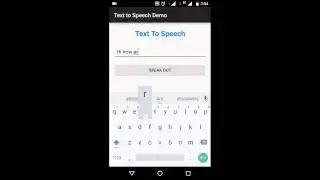 Android Text to Speech Demo