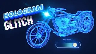 Hologram in Cinema 4D + Glitch in After Effects
