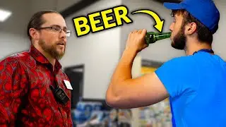 Drinking on the Job Prank