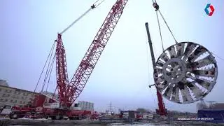 На станции БКЛ метро «Текстильщики» началась сборка проходческого щита