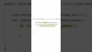 How to remove duplicates from List in Java