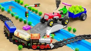 Top most creative diy tractor making mini concrete weightbridge | Construction Vehicles,Road Roller