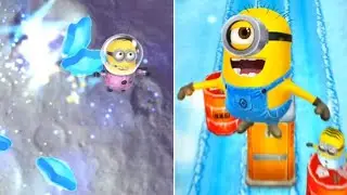 Minion Rush Minion Regatta - Carl Minion Moon Ability Full Gameplay at The Arctic Base [Android/IOS]