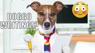 DOGGO WRITING!?