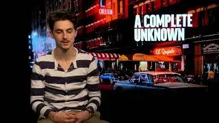 Timothée Chalamet on A Complete Unknown & Playing Bob Dylan!