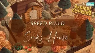 Animal Crossing New Horizions - Cottagecore/Autumncore Villager Houses //Speed Build Erik's House
