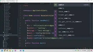 2 Configuring and sending email  codeigniter