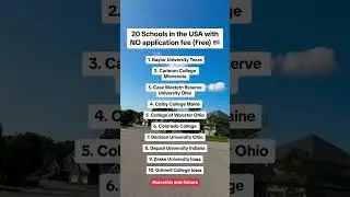 schools to study free in USA from India | colleges to study free in USA