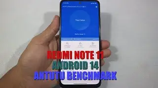 Redmi Note 11 Android 14 MIUI 14 Test Antutu Benchmark v10