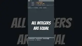 Python integer trick! 