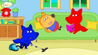 Learn Colors with Super Colorful Babies and Foxes. Educational Stories Cartoon for kids