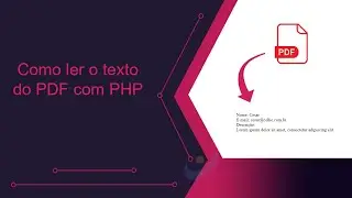 Como ler o texto do PDF com PHP