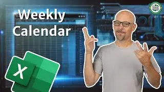 Excel Weekly Calendar