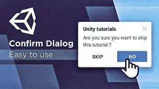 Unity Confirm Popup UI, [ Ready to use ]