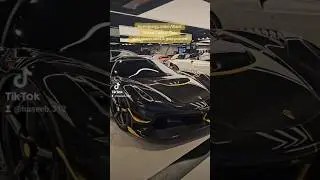 Koenigsegg Jesko Attack naked carbon fiber and gold plated accents