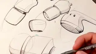 Industrial Design Sketching - How to Sketch with a Pen