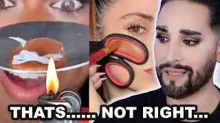 Tiktok makeup hacks are wild … | PRO MUA Reacts