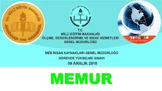 2018 / MEB-GYSUD-MEMUR / GÖREVDE YÜKSELME VE UNVAN DEĞİŞİKLİĞİ SINAVI / MEMUR