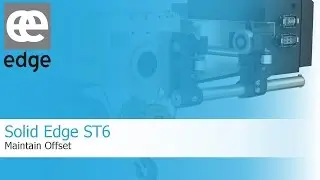 Solid Edge ST6 - Maintain Offset
