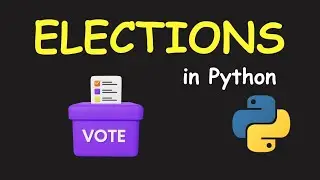 I CREATE ELECTION MANAGEMENT SYSTEM USING PYTHON & LEARN PYTHON BY BUILDING SIMPLE PROJECTS