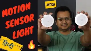 Best Budget Motion Sensor Light by Hoteon 🔥😳 [ हिन्दी ] -  Review, Demo