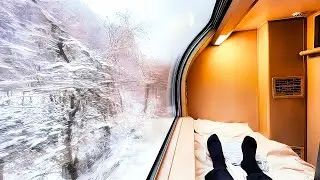 Winter Trip on Japan's Sleeper Train, the Sunrise Express | Tokyo to Izumo | 4K Travel Vlog